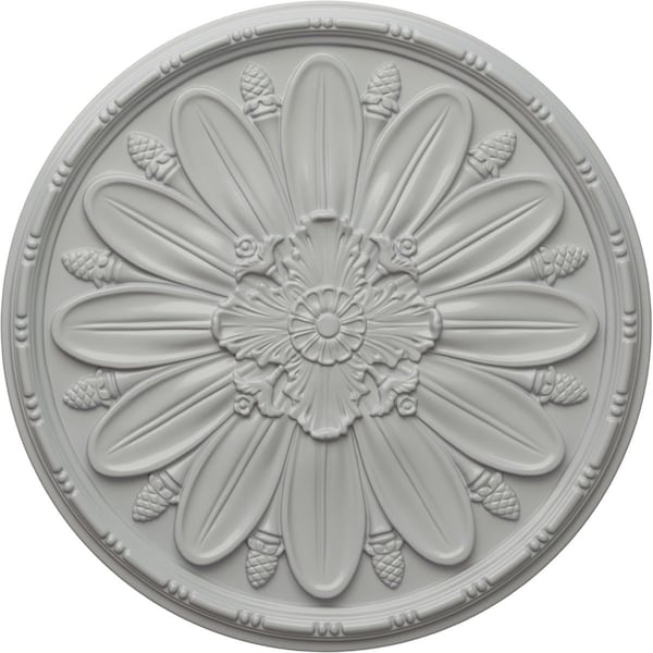 Ekena Millwork Fairfax Ceiling Medallion, Hand-Painted Frost, 29 7/8"OD x 1 3/8"P CM29FAFRF - main